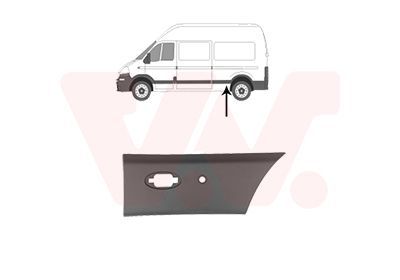 Apdailos/apsauginės juostelė, šoninė sienelė VAN WEZEL 4399405