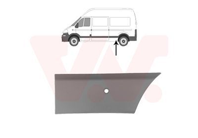 Apdailos/apsauginės juostelė, šoninė sienelė VAN WEZEL 4399425