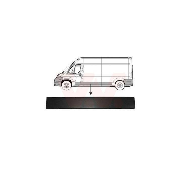 Apdailos/apsauginės juostelė, šoninė sienelė VAN WEZEL 0982407