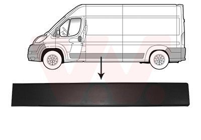 Apdailos/apsauginės juostelė, šoninė sienelė VAN WEZEL 0982407