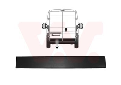 Apdailos/apsauginės juostelė, durelės VAN WEZEL 0982431