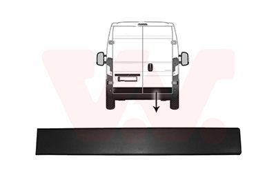 Apdailos/apsauginės juostelė, durelės VAN WEZEL 0982432