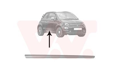 Apdailos/apsauginės juostelė, durelės VAN WEZEL 1604428