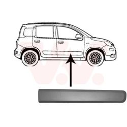 Apdailos/apsauginės juostelė, durelės VAN WEZEL 1607424