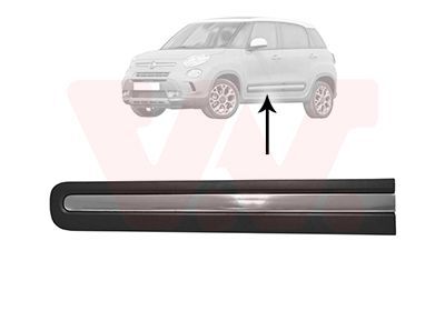 Apdailos/apsauginės juostelė, durelės VAN WEZEL 1609403