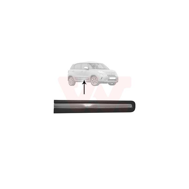 Apdailos/apsauginės juostelė, durelės VAN WEZEL 1609404