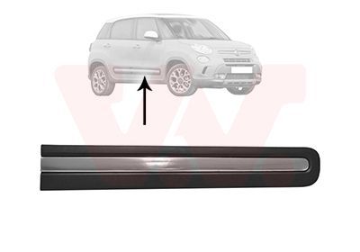 Apdailos/apsauginės juostelė, durelės VAN WEZEL 1609404