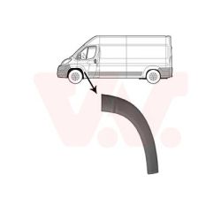 Apdailos/apsauginės juostelė, durelės VAN WEZEL 1651403