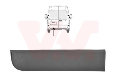 Apdailos/apsauginės juostelė, durelės VAN WEZEL 3799431