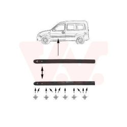 Apdailos/apsauginės juostelė, durelės VAN WEZEL 4310428