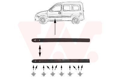 Apdailos/apsauginės juostelė, durelės VAN WEZEL 4310428