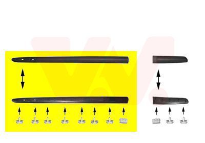 Apdailos/apsauginės juostelė, durelės VAN WEZEL 4339427