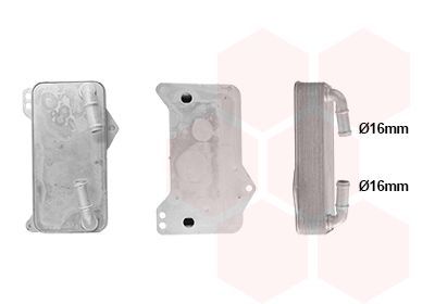 Alyvos aušintuvas, automatinė transmisija VAN WEZEL 58013715