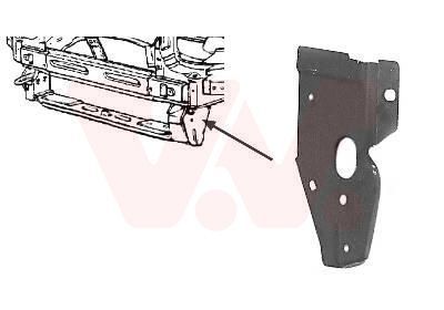 Rėmo šoninės pavažos VAN WEZEL 3734686