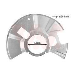 Apsauginis skydas, stabdžių diskas VAN WEZEL 2741371