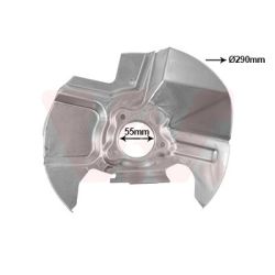 Apsauginis skydas, stabdžių diskas VAN WEZEL 2758372