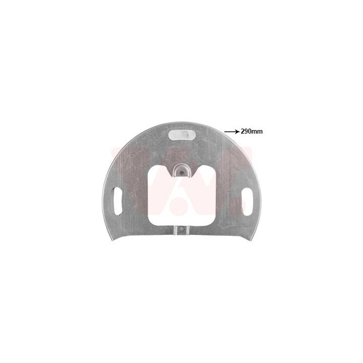 Apsauginis skydas, stabdžių diskas VAN WEZEL 2815373