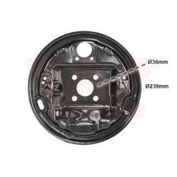 Dangtelis, stabdžių būgnas VAN WEZEL 4339373