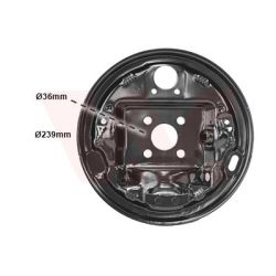 Dangtelis, stabdžių būgnas VAN WEZEL 4339374