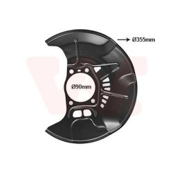 Apsauginis skydas, stabdžių diskas VAN WEZEL 5474371