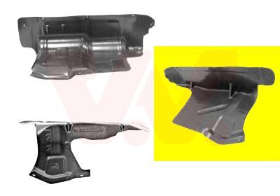 Garso izoliacijos medžiaga, variklio niša VAN WEZEL 1625703