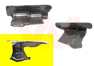 Garso izoliacijos medžiaga, variklio niša VAN WEZEL 1625705