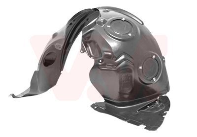 Plokščių apkalas, purvasargis VAN WEZEL 0518433