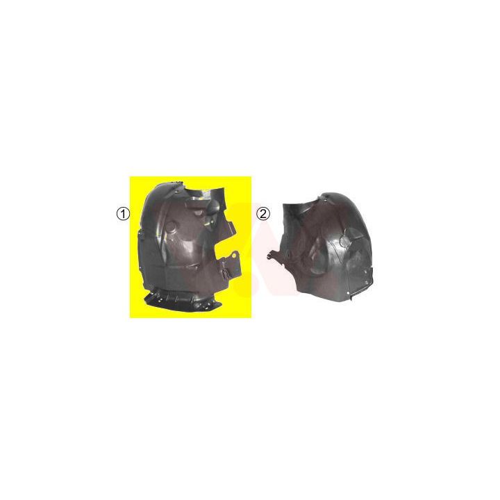 Plokščių apkalas, purvasargis VAN WEZEL 4323434