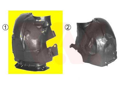 Plokščių apkalas, purvasargis VAN WEZEL 4323434