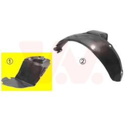 Plokščių apkalas, purvasargis VAN WEZEL 4337434