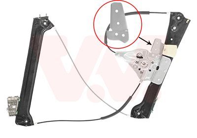 Lango pakėliklis VAN WEZEL 0660264