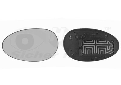 Veidrodėlio stiklas, išorinis veidrodėlis VAN WEZEL 0211837