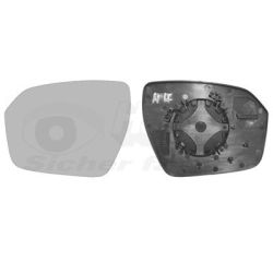 Veidrodėlio stiklas, išorinis veidrodėlis VAN WEZEL 0251837