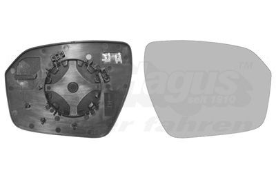 Veidrodėlio stiklas, išorinis veidrodėlis VAN WEZEL 0251838