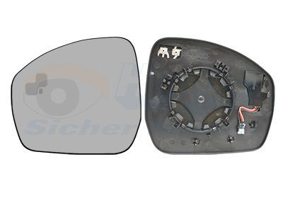 Veidrodėlio stiklas, išorinis veidrodėlis VAN WEZEL 0258835