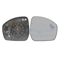 Veidrodėlio stiklas, išorinis veidrodėlis VAN WEZEL 0258836