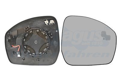 Veidrodėlio stiklas, išorinis veidrodėlis VAN WEZEL 0258836