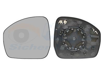 Veidrodėlio stiklas, išorinis veidrodėlis VAN WEZEL 0258837