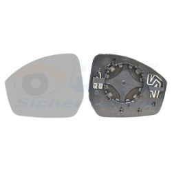 Veidrodėlio stiklas, išorinis veidrodėlis VAN WEZEL 0261837