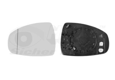 Veidrodėlio stiklas, išorinis veidrodėlis VAN WEZEL 0301837