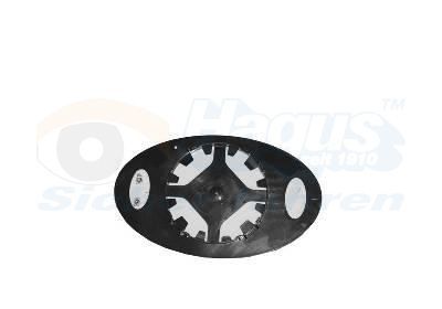 Veidrodėlio stiklas, išorinis veidrodėlis VAN WEZEL 0502837