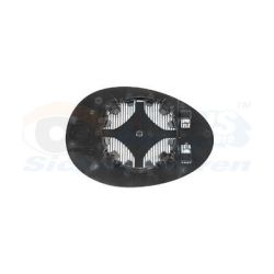 Veidrodėlio stiklas, išorinis veidrodėlis VAN WEZEL 0506837