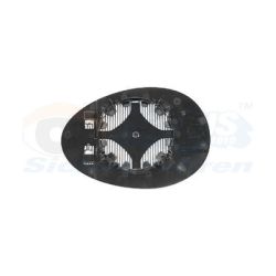 Veidrodėlio stiklas, išorinis veidrodėlis VAN WEZEL 0506838