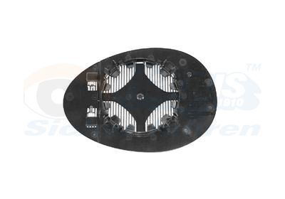 Veidrodėlio stiklas, išorinis veidrodėlis VAN WEZEL 0506838