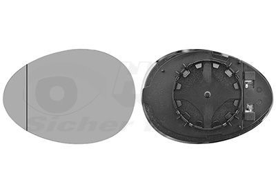 Veidrodėlio stiklas, išorinis veidrodėlis VAN WEZEL 0515837