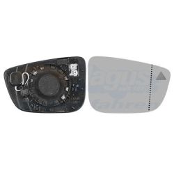 Veidrodėlio stiklas, išorinis veidrodėlis VAN WEZEL 0593836