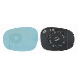 Veidrodėlio stiklas, išorinis veidrodėlis VAN WEZEL 0667837