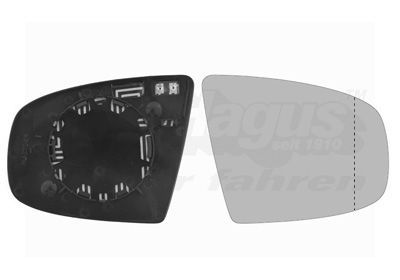 Veidrodėlio stiklas, išorinis veidrodėlis VAN WEZEL 0687838