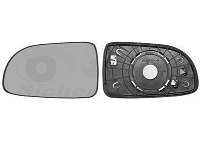 Veidrodėlio stiklas, išorinis veidrodėlis VAN WEZEL 0815837