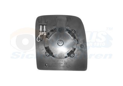 Veidrodėlio stiklas, išorinis veidrodėlis VAN WEZEL 0943838